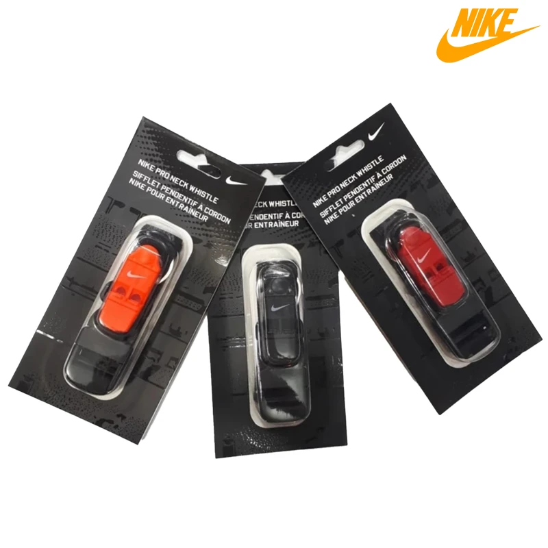 Original Nike Pro Referee Whistle – High Volume, Premium Quality Football Equipment & Sport Accessories  , Includes Adjustable Neck Lanyard (WS1524)